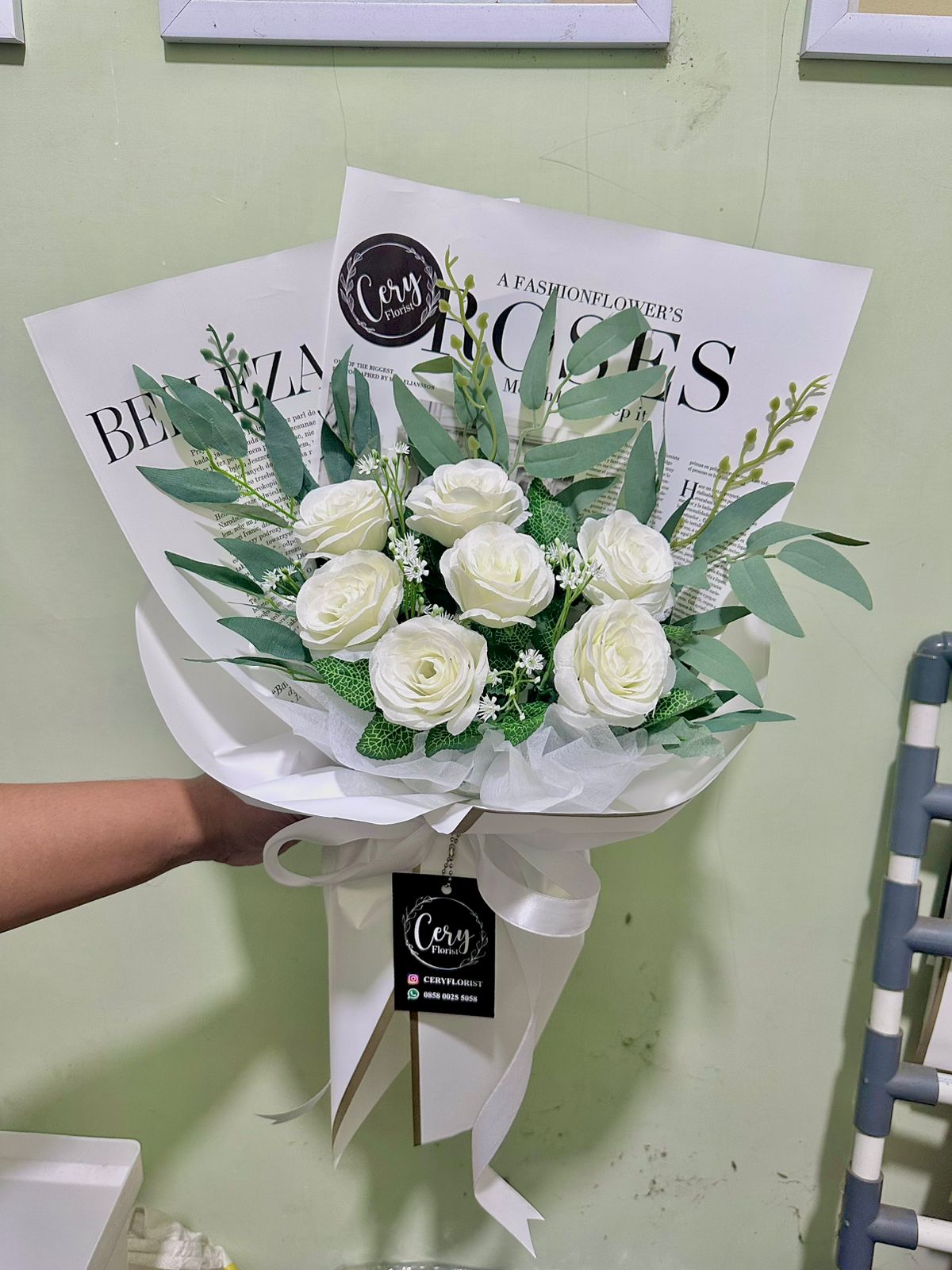 Buket Bunga Palsu 115k